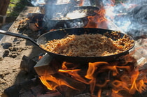 Kochen am Lagerfeuer